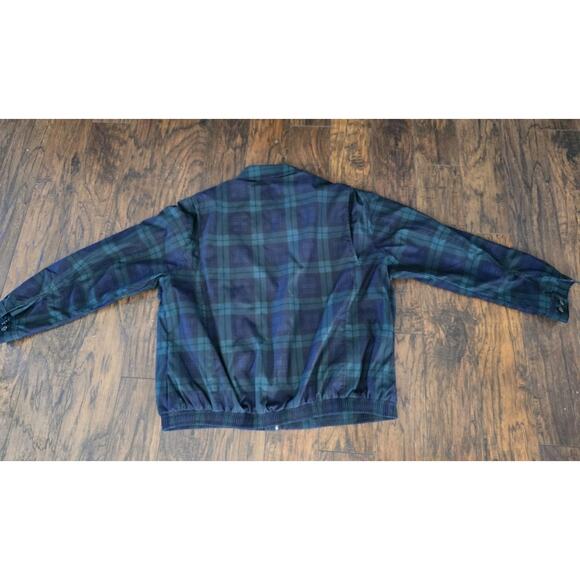 Polo Ralph Lauren Jacket Blue Green Plaid Tartan Full Zip Jacket Men’s 2XB - Picture 8 of 14